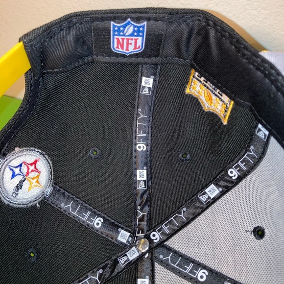 NEW Pittsburgh Steelers New Era  NFL Draft 9FIFTY Snapback Adjustable Hat Black - Picture 4 of 8